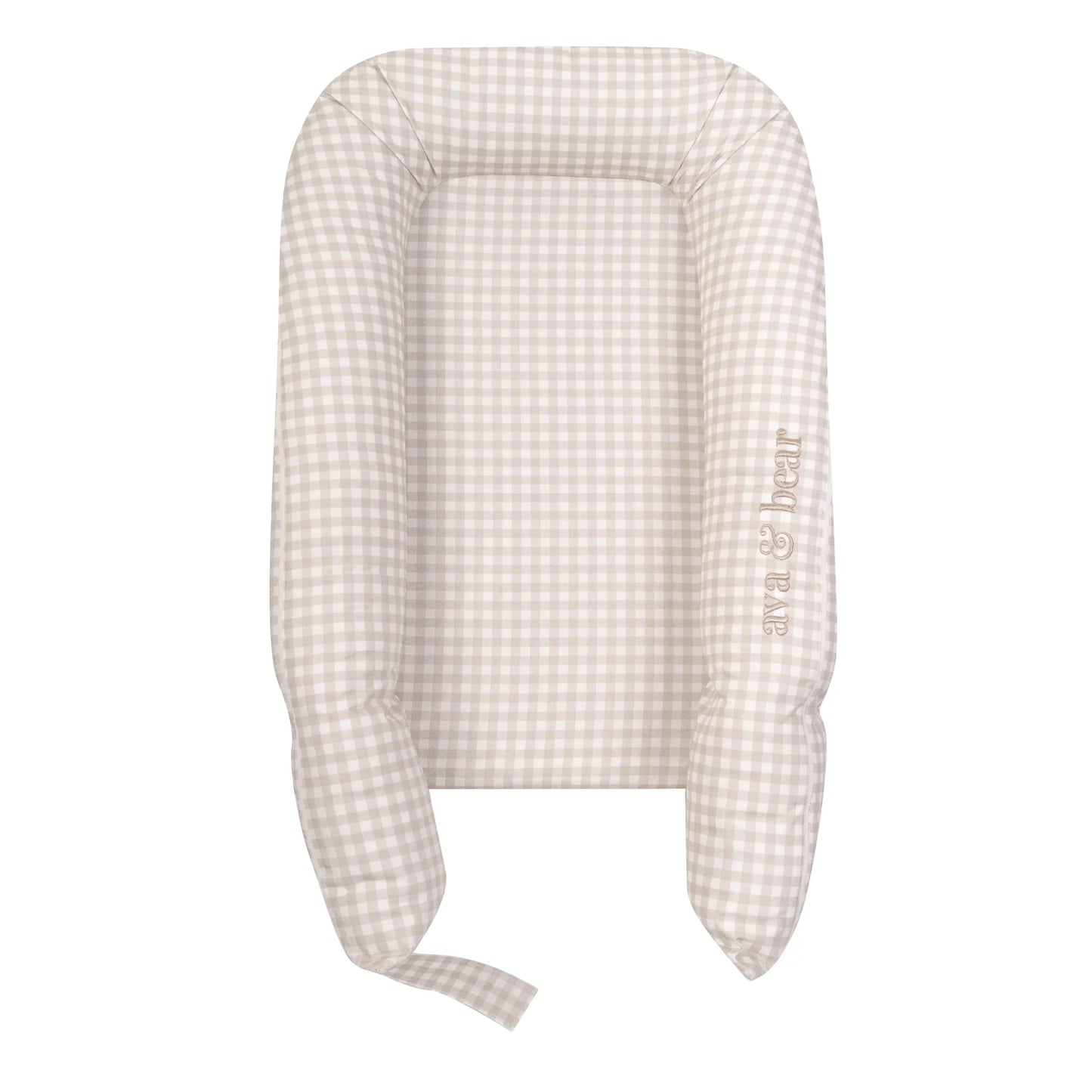 Ava & Bear Stone Gingham Lounging Pod - Motherhood