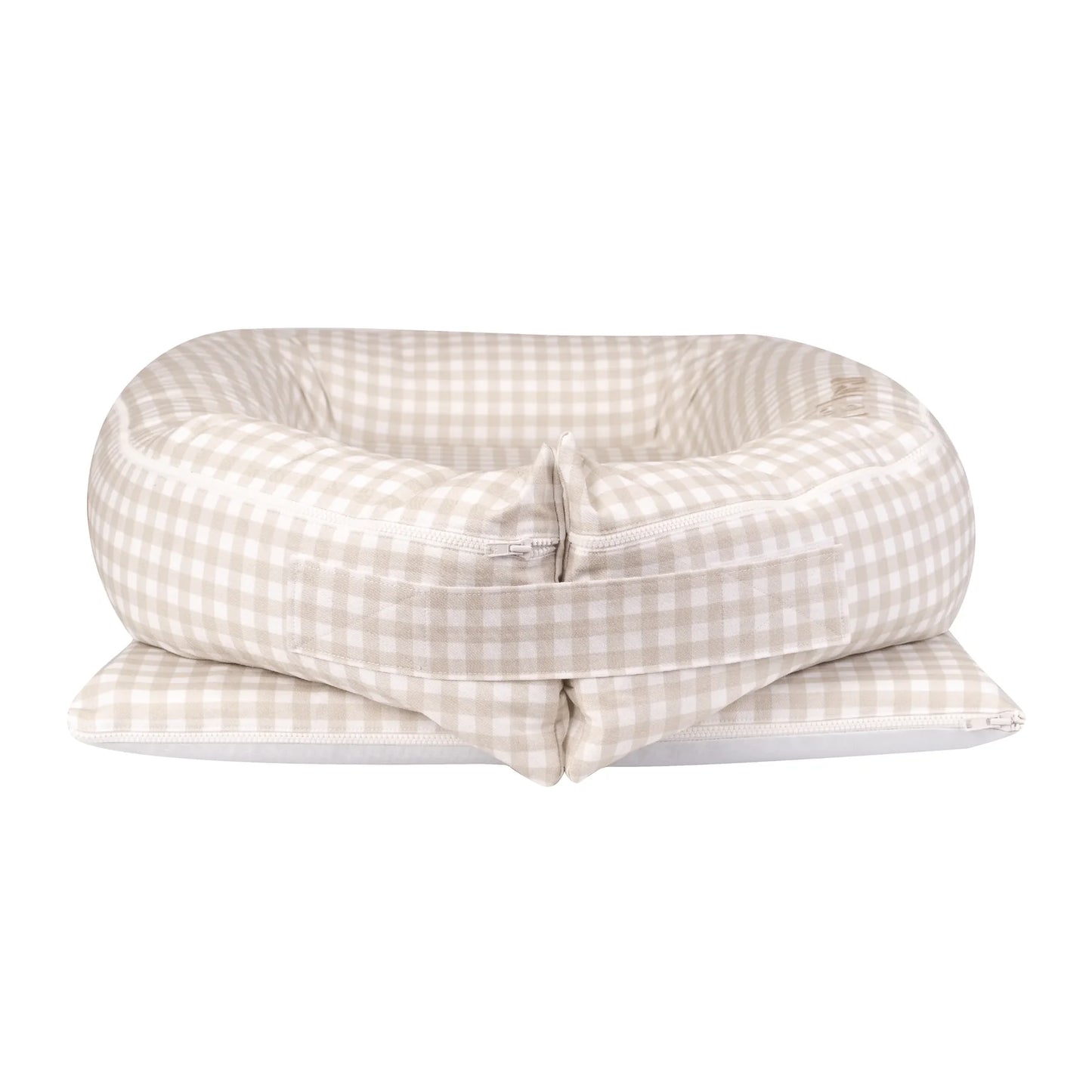 Ava & Bear Stone Gingham Lounging Pod - Motherhood