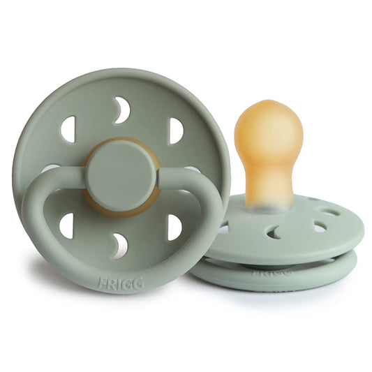 FRIGG Moon - Round Latex Pacifier - Sage Frigg