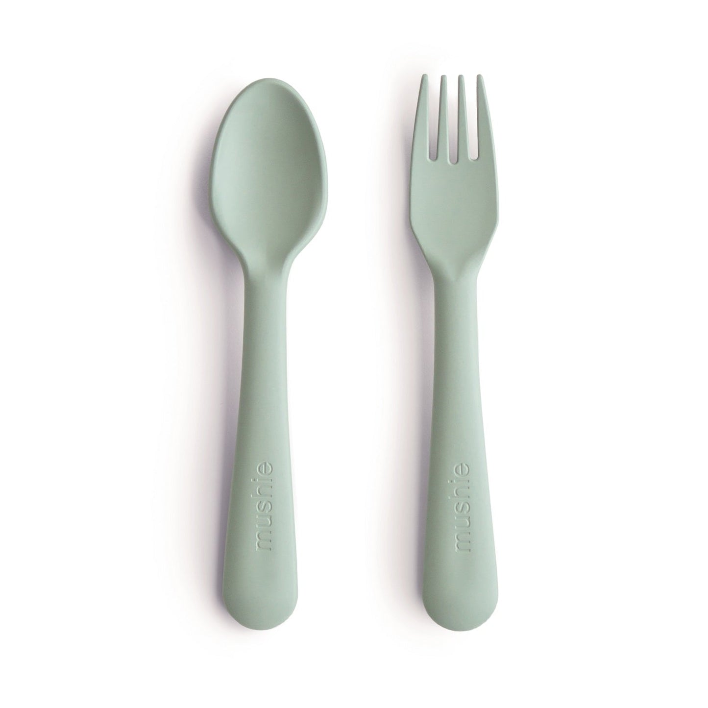 Mushie Dinnerware Fork & Spoon Set - Motherhood