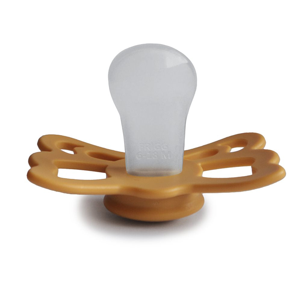 Frigg Butterfly - Anatomical Silicone Pacifier - Honey Gold
