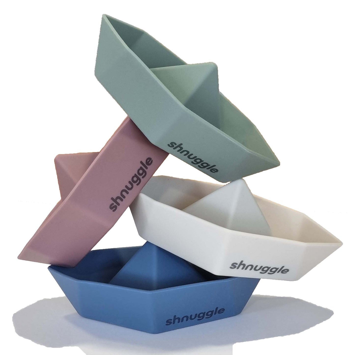 Shnuggle Stack 'n' Sail Silicone Boats - Motherhood