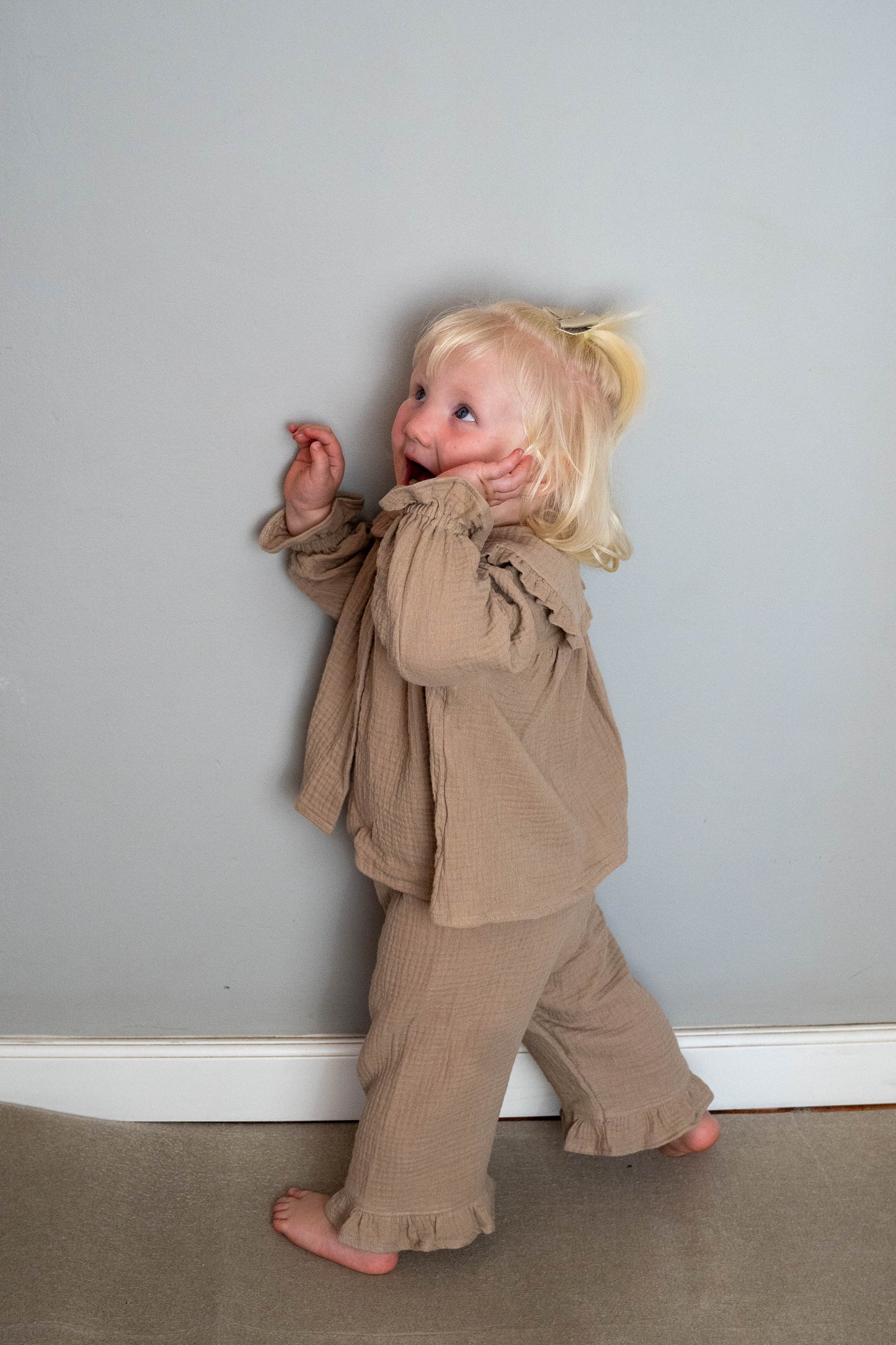 Takara Moon Muslin Girl Outfit - with frill - Motherhood