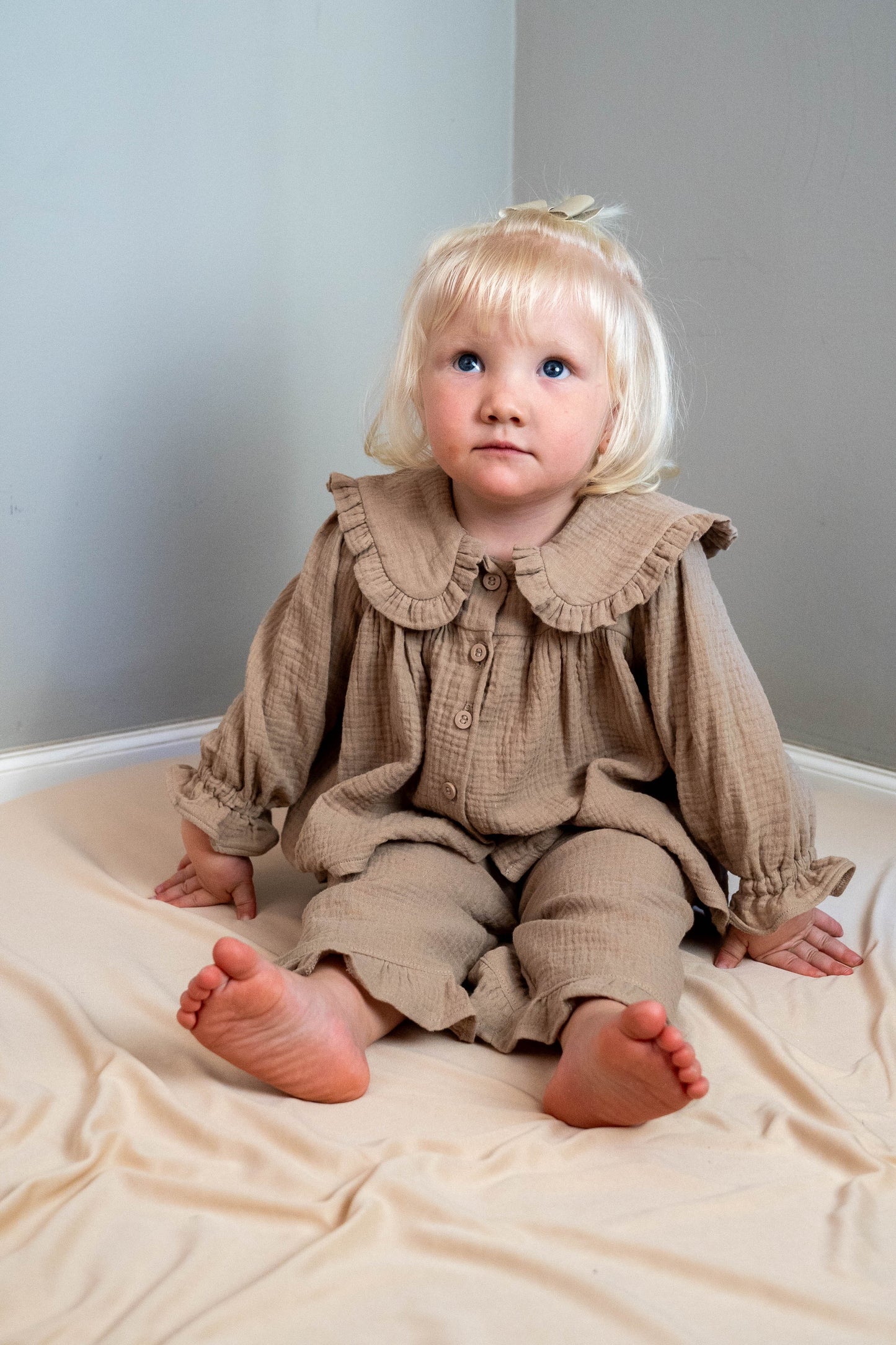 Takara Moon Muslin Girl Outfit - with frill - Motherhood