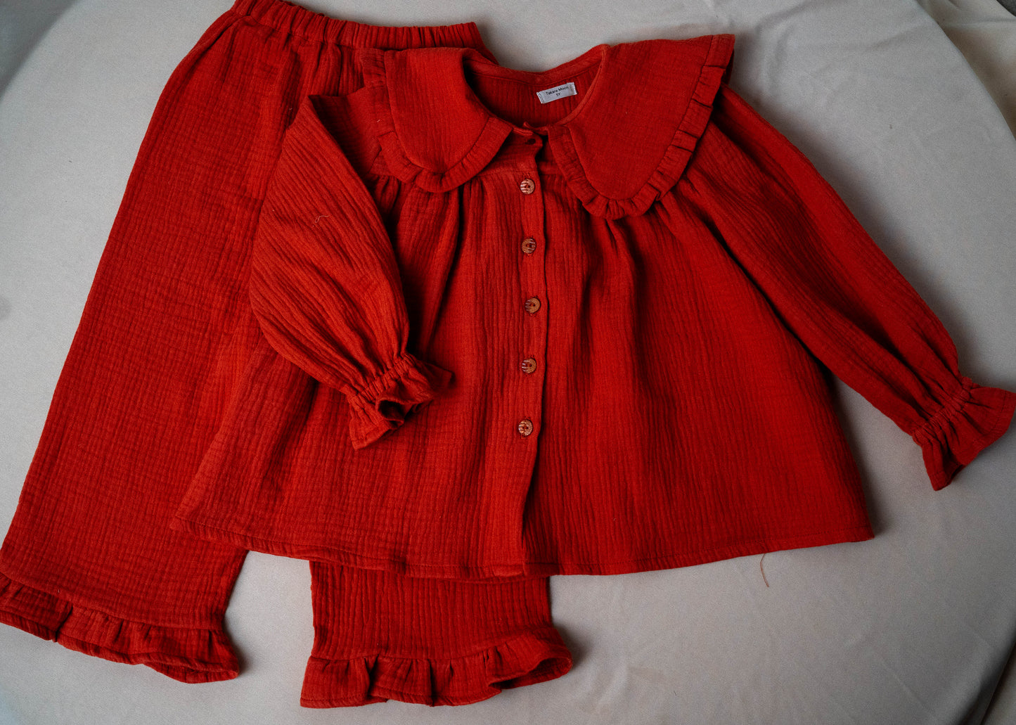 Takara Moon Muslin Girl Outfit - with frill - Motherhood