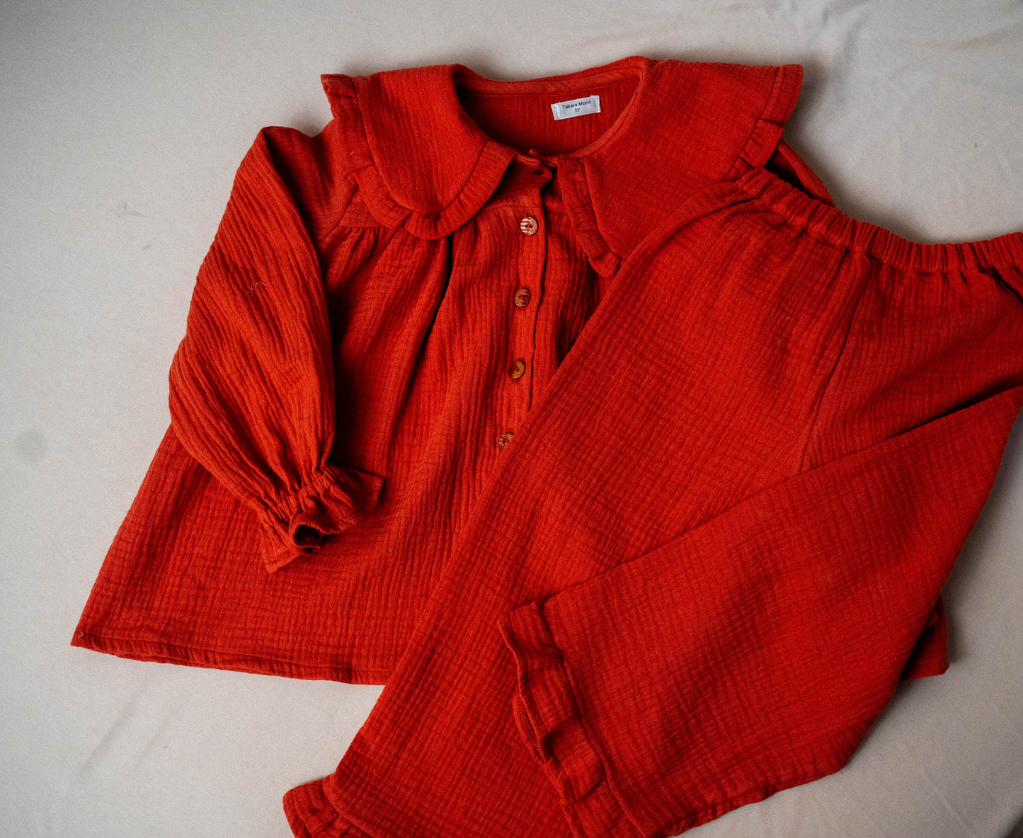 Takara Moon Muslin Girl Outfit - with frill - Motherhood