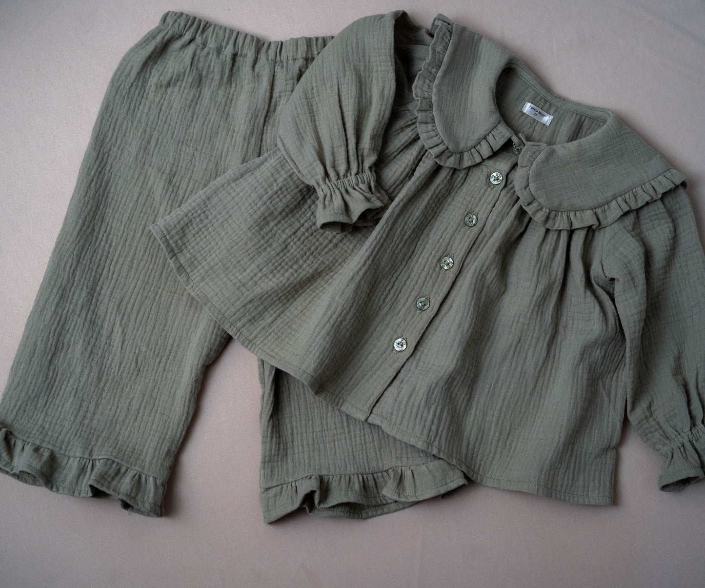 Takara Moon Muslin Girl Outfit - with frill - Motherhood
