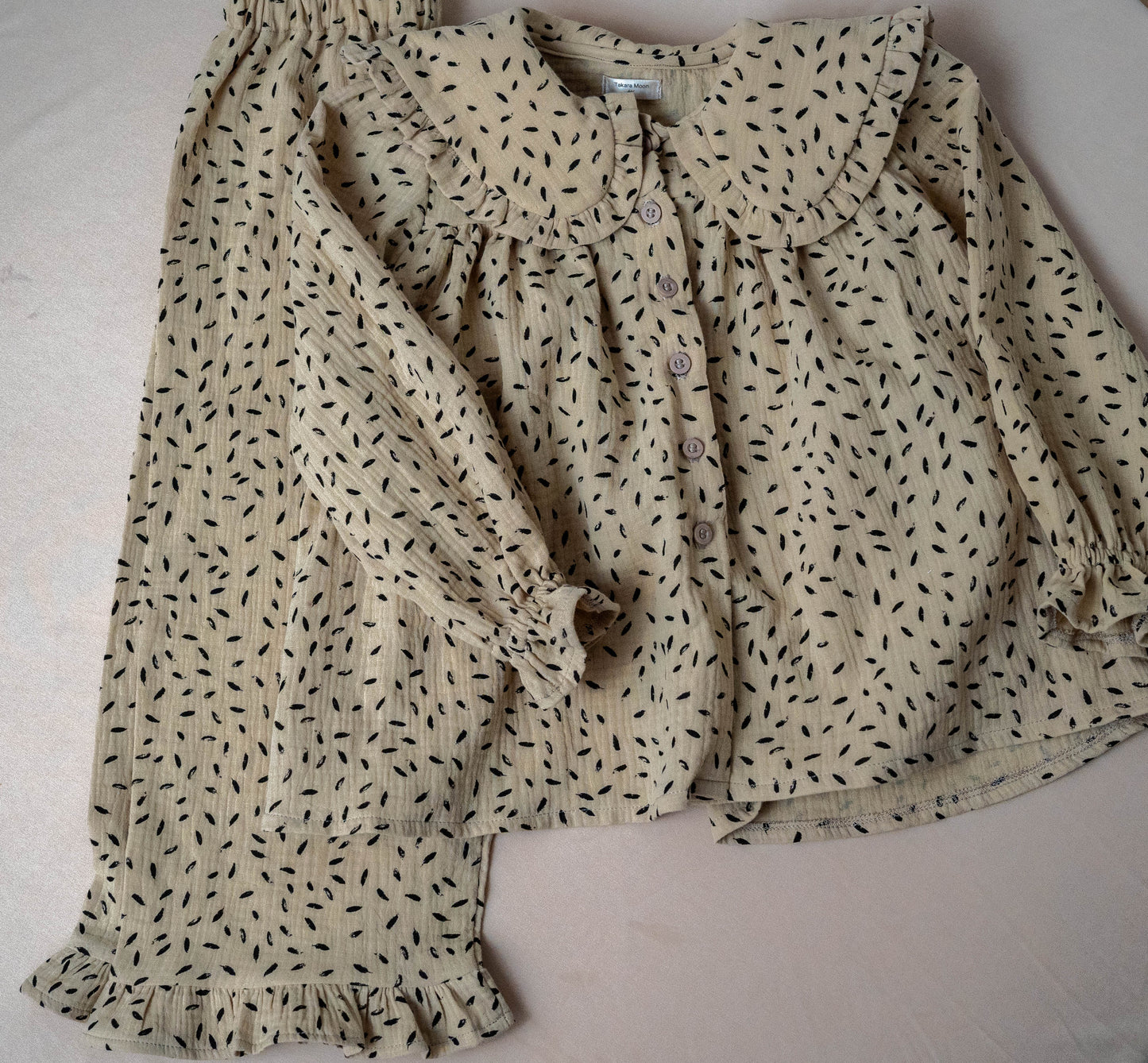 Takara Moon Muslin Girl Outfit - with frill - Motherhood