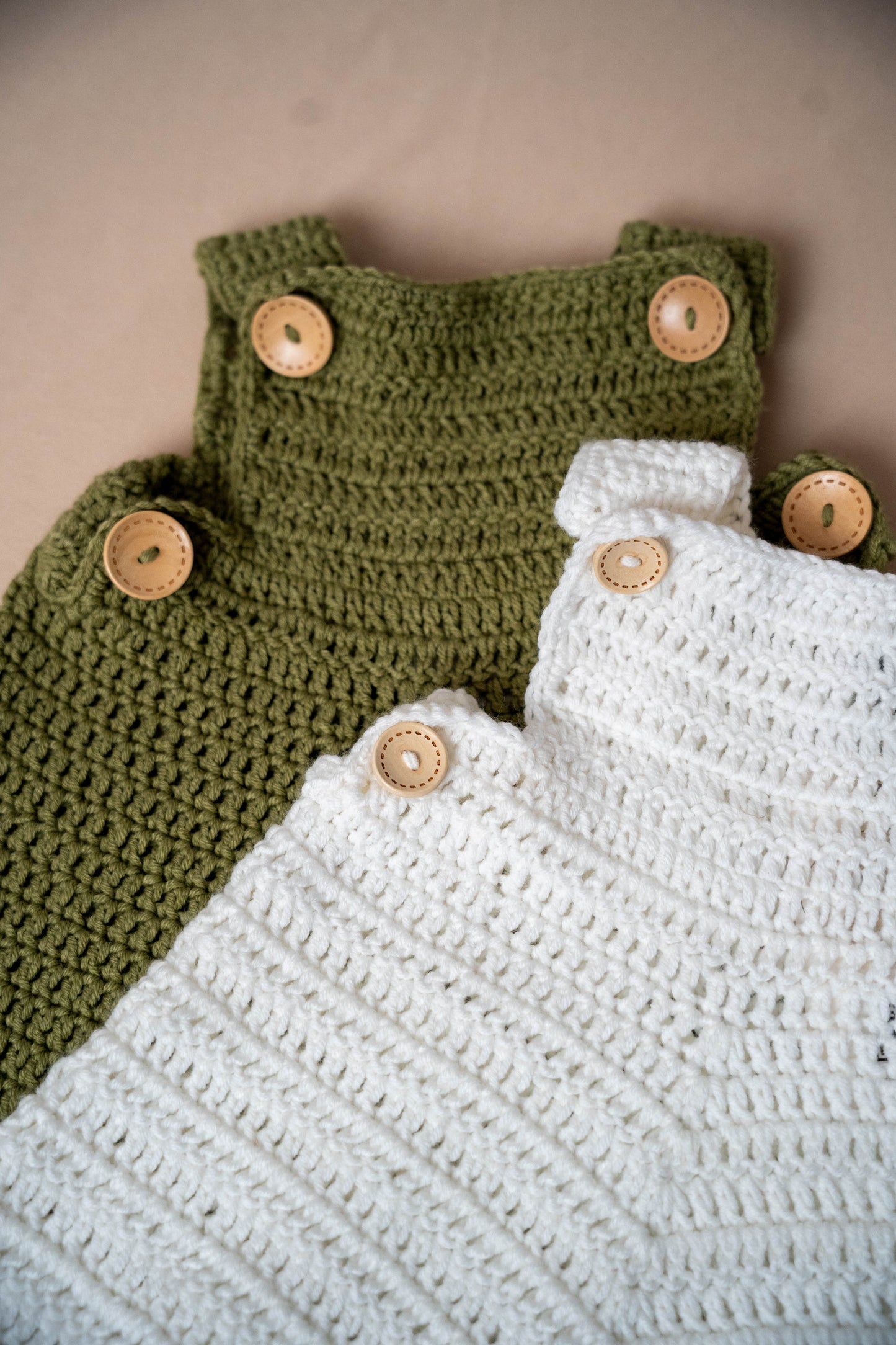 Takara Moon Overside Crochet Dungaree - Motherhood