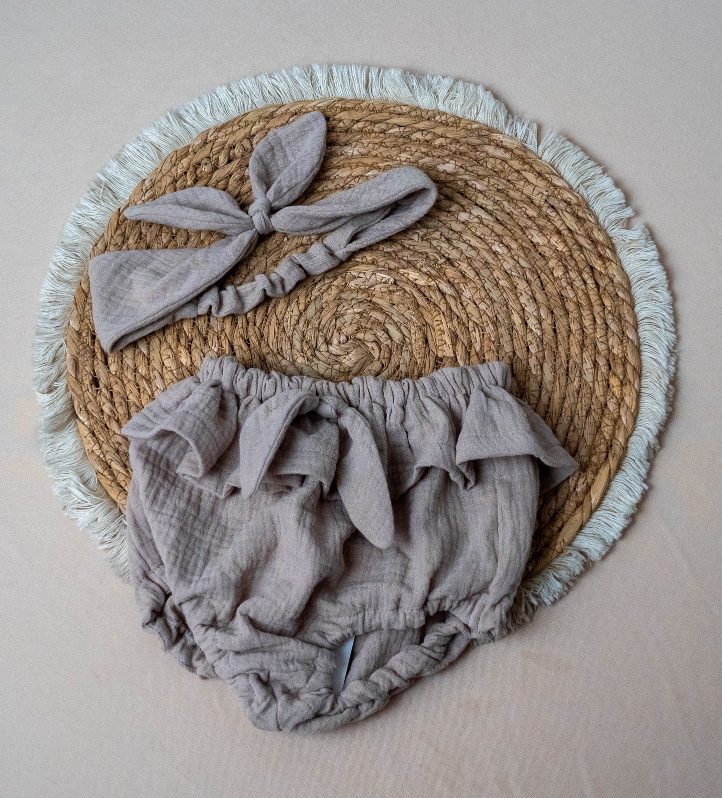 Takara Moon Girl ruffle bloomers with headband - Motherhood