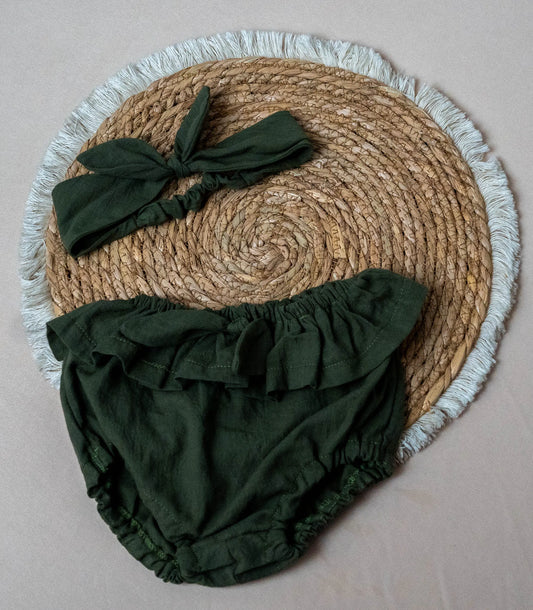 Takara Moon Girl ruffle bloomers with headband - Motherhood