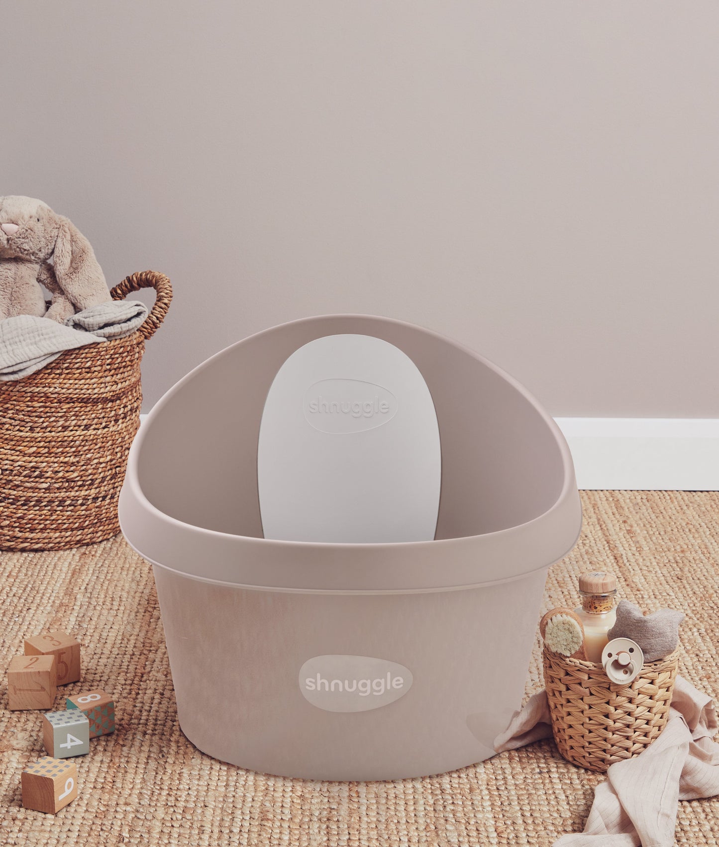 Shnuggle Toddler Bath Tub | Big Bath for bigger kids | Child bathtub seat support | Fits in shower and adult bath - Motherhood