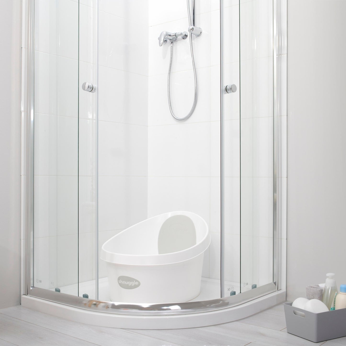 Shnuggle Toddler Bath Tub | Big Bath for bigger kids | Child bathtub seat support | Fits in shower and adult bath - Motherhood