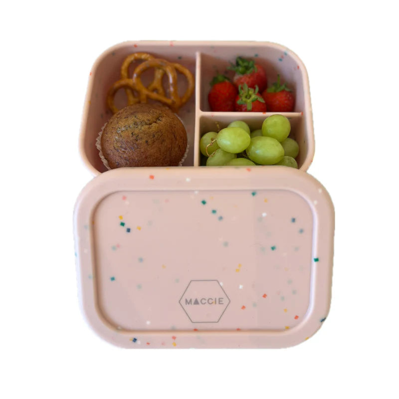 Maccie MunchMate Silicone Bento Lunch Box (3 compartments) - Motherhood