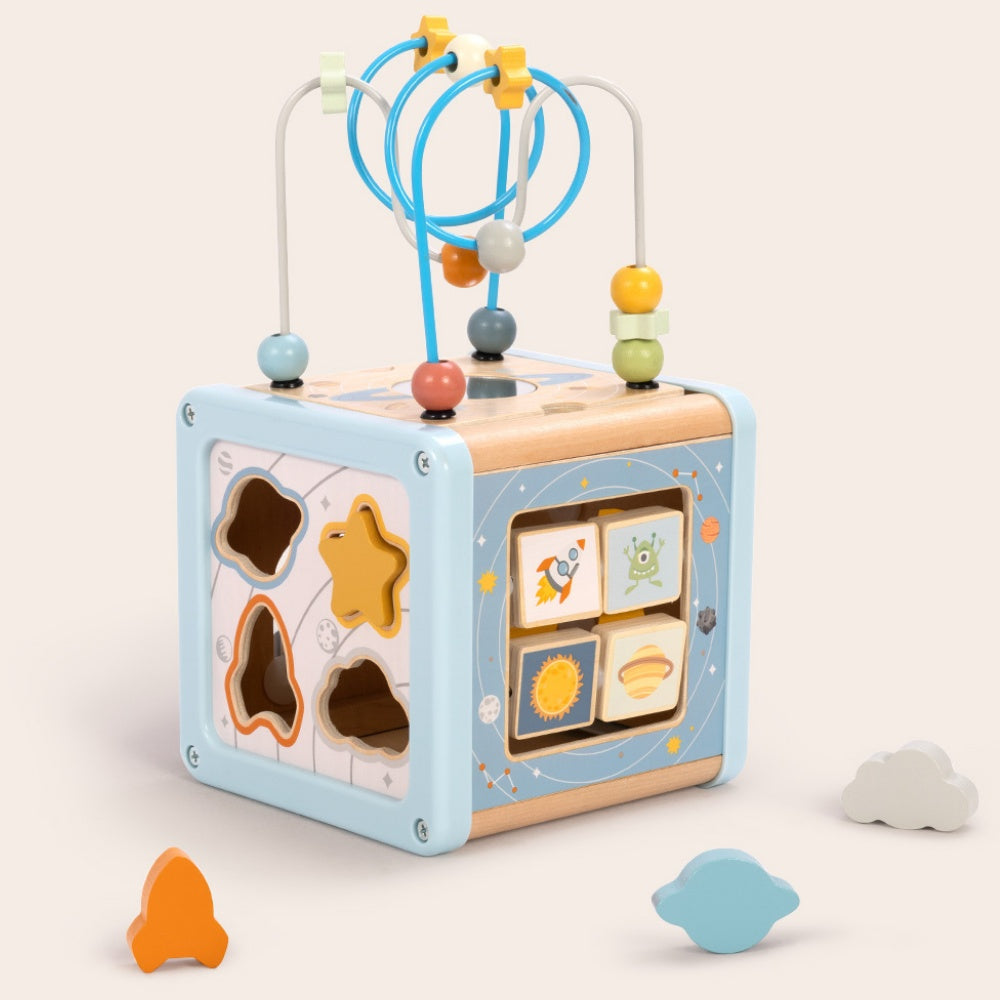 TookyToy - Space Play Cube Activity Toy