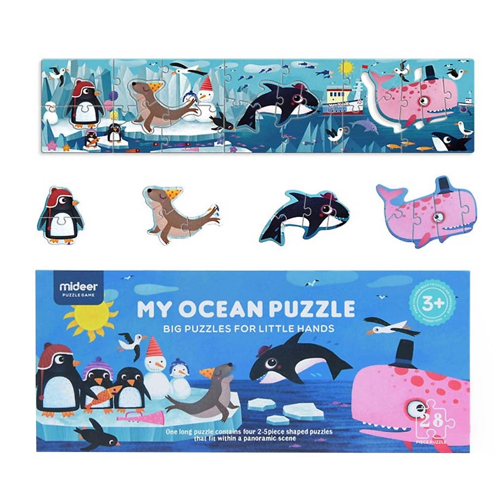Mideer - Floor Puzzle - My Ocean - 28pcs