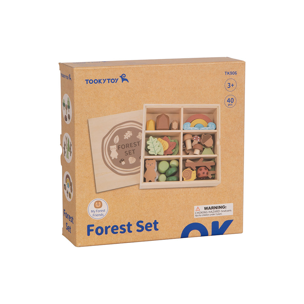 TookyToy - My Little Forest - Wooden Sorting Play Box - Motherhood