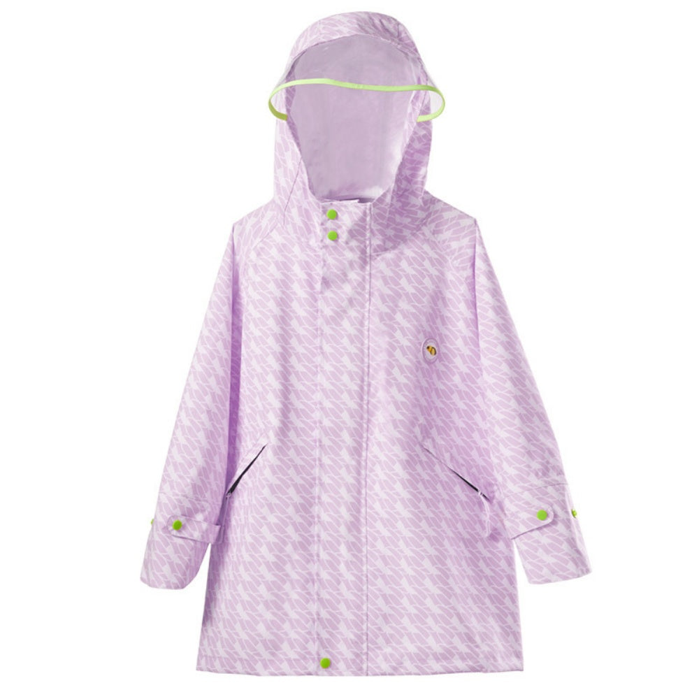 Mideer - Kids Raincoat with Hidden Bag Space - Taro Purple (S)