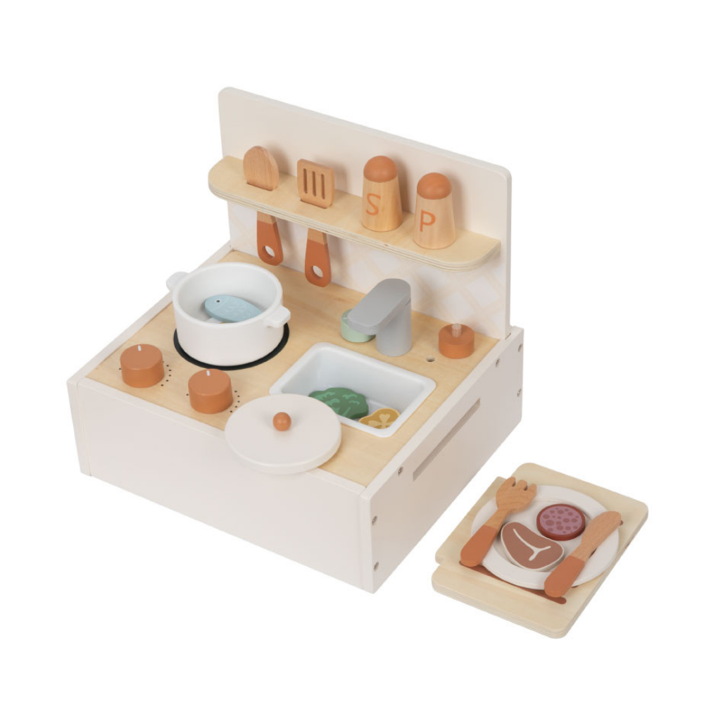 TookyToy - Pretend Play Kitchenware & Cooking Toy Playset