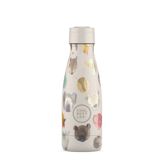 Cool Bottles - Kids Triple-Insulated Water Bottle - Tiny Creatures 260ml