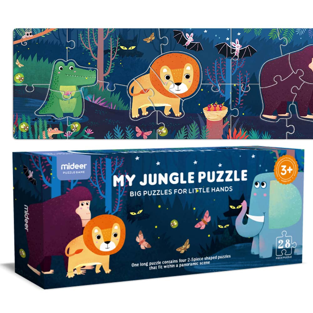 Mideer - Floor Puzzle - My Jungle - 28pcs