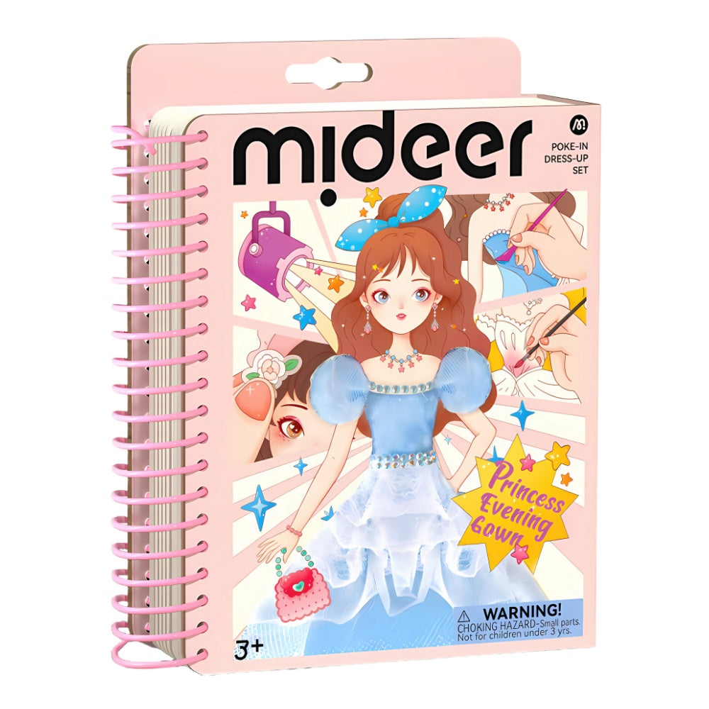 Mideer - Dress Making Arts & Crafts Book Set: Princess Evening Gown