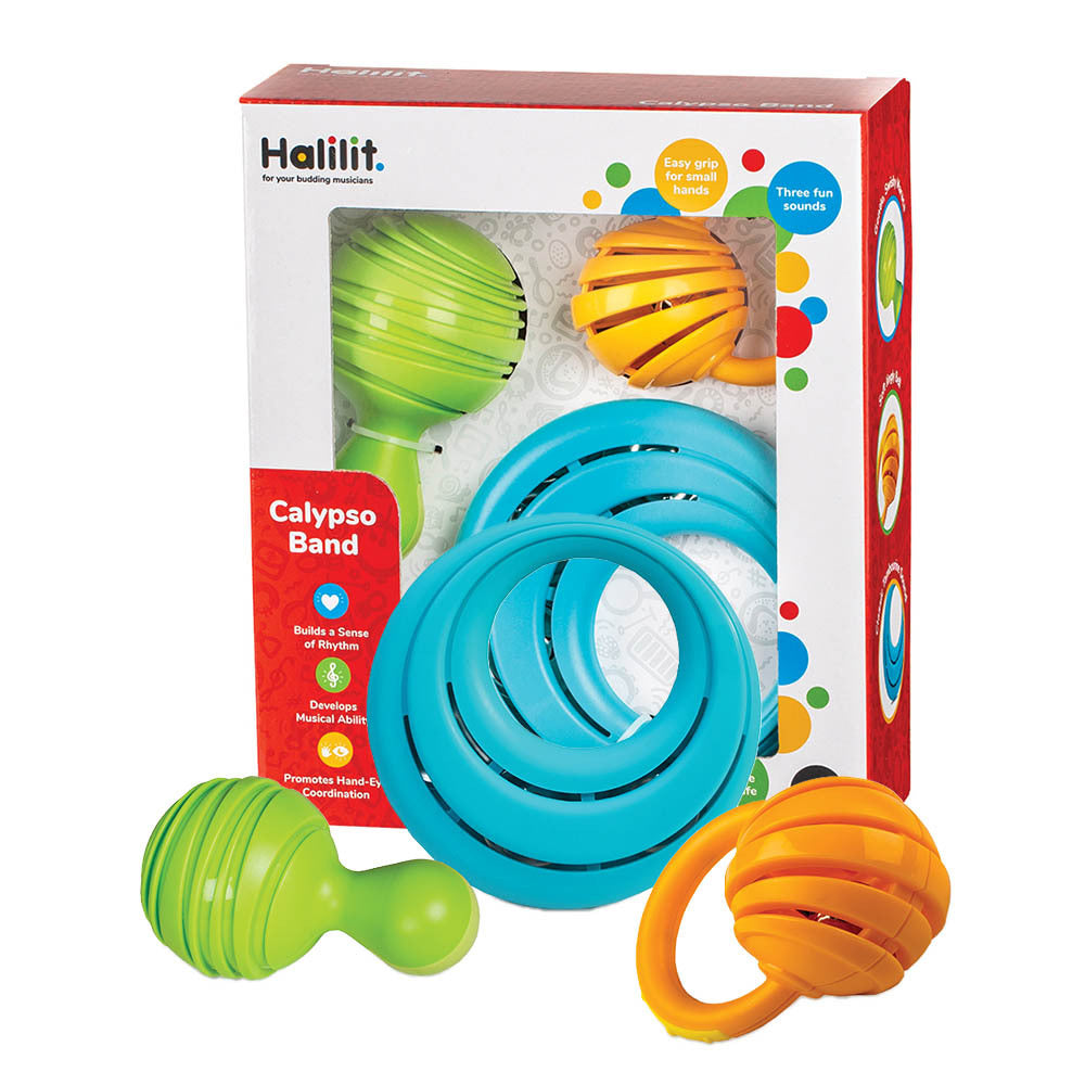 Halilit - Music Instrument for Babies & Toddlers - Calypso Band Set of 3 -**