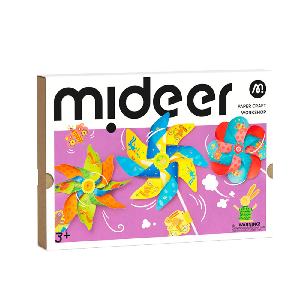 Mideer - Origami Paper Craft Kit: Windmill Kingdom