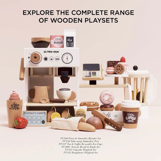 Le Toy Van - Barista Cafe Shop Playset - 18pcs