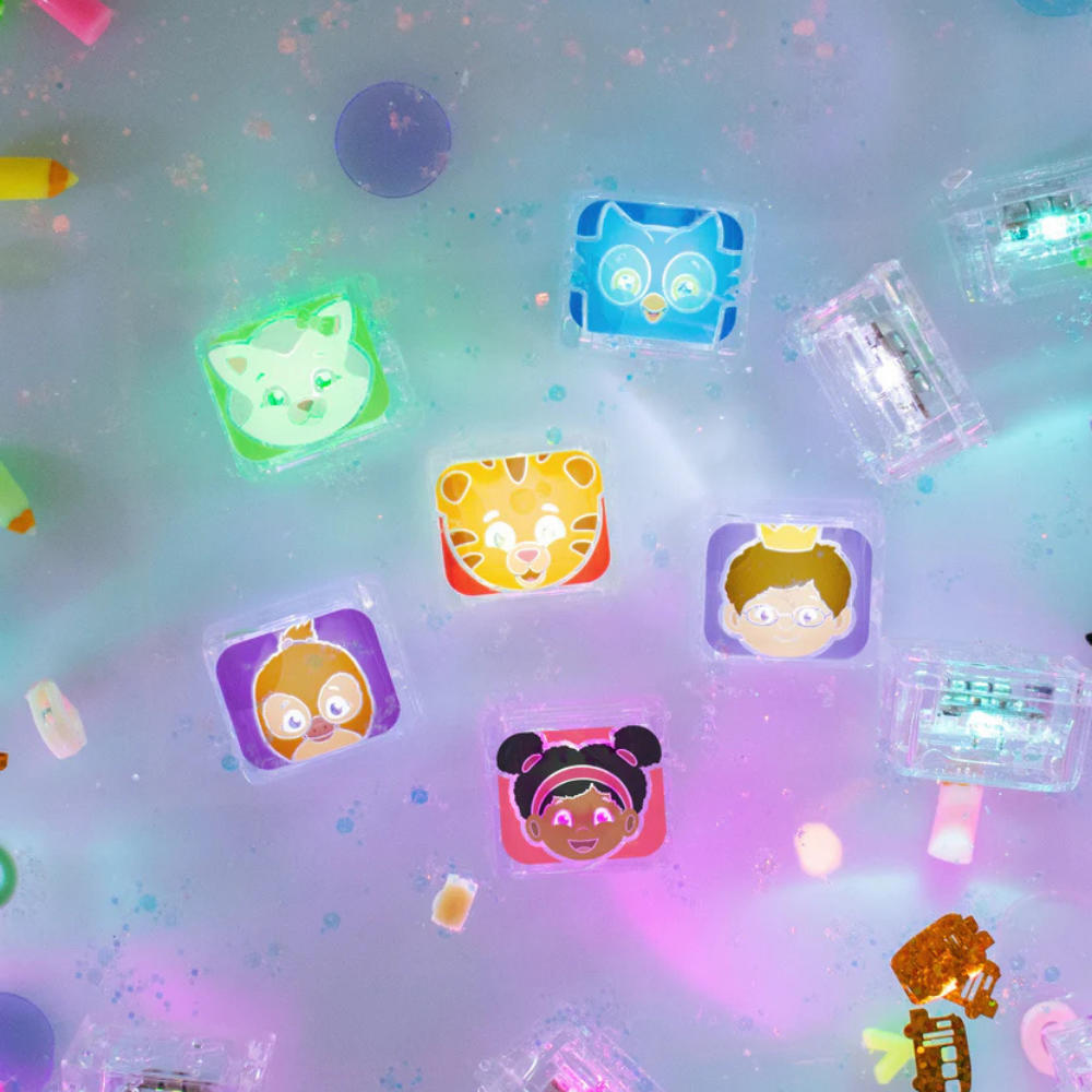 Glo Pals - Water Activated Light-Up Sensory Toys - Daniel Tiger (6 Pack)