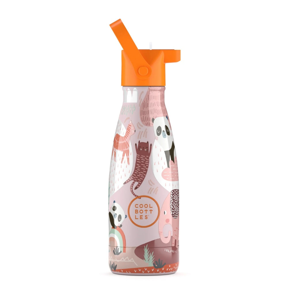 Cool Bottles - Kids Triple-Insulated Water Bottle - Panda Gang 260ml