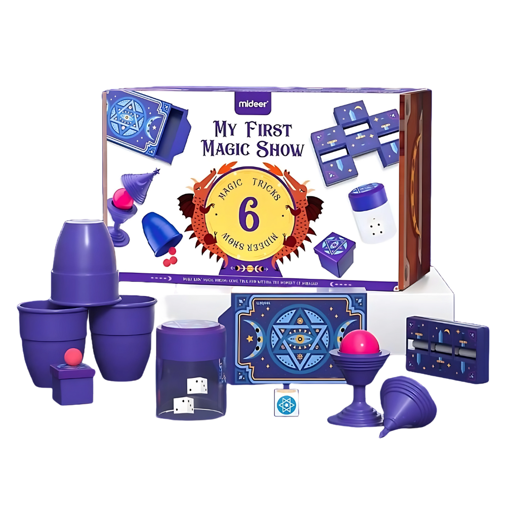 Mideer - My First Magic Show Kit - 6-in-1 Magic Trick Set for Kids