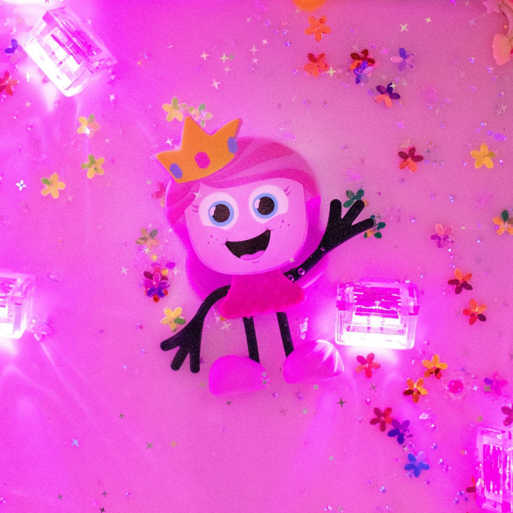 Glo Pals - Water Activated Light-Up Sensory Toys - Princess Ida