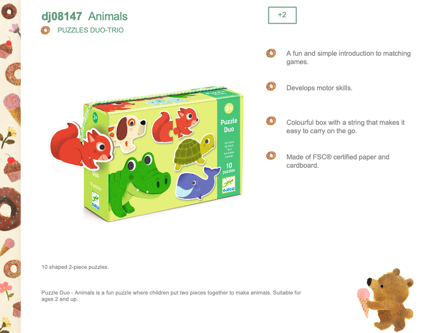 Djeco Soft animals - DJ00047