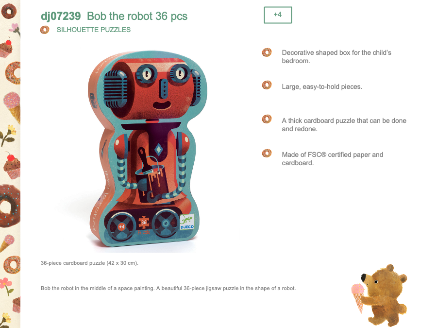 Djeco Bob the Robot - DJ07239