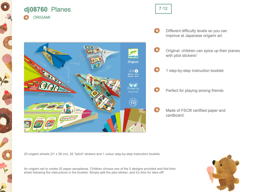 Djeco Planes for boys - DJ08760