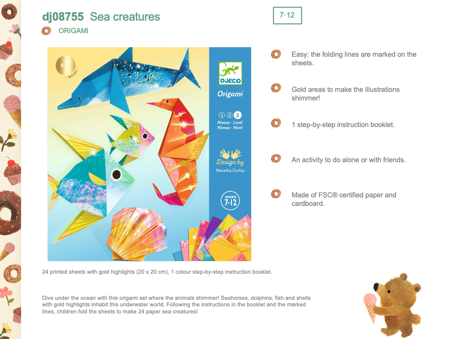 Djeco Sea creatures - DJ08755