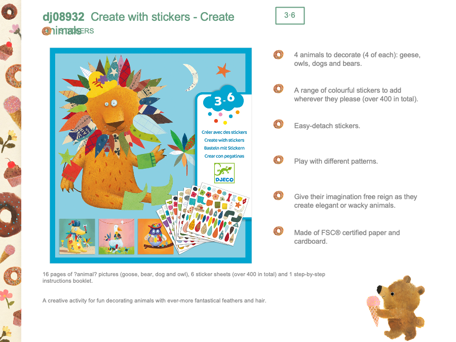 Djeco Create animals - DJ08932