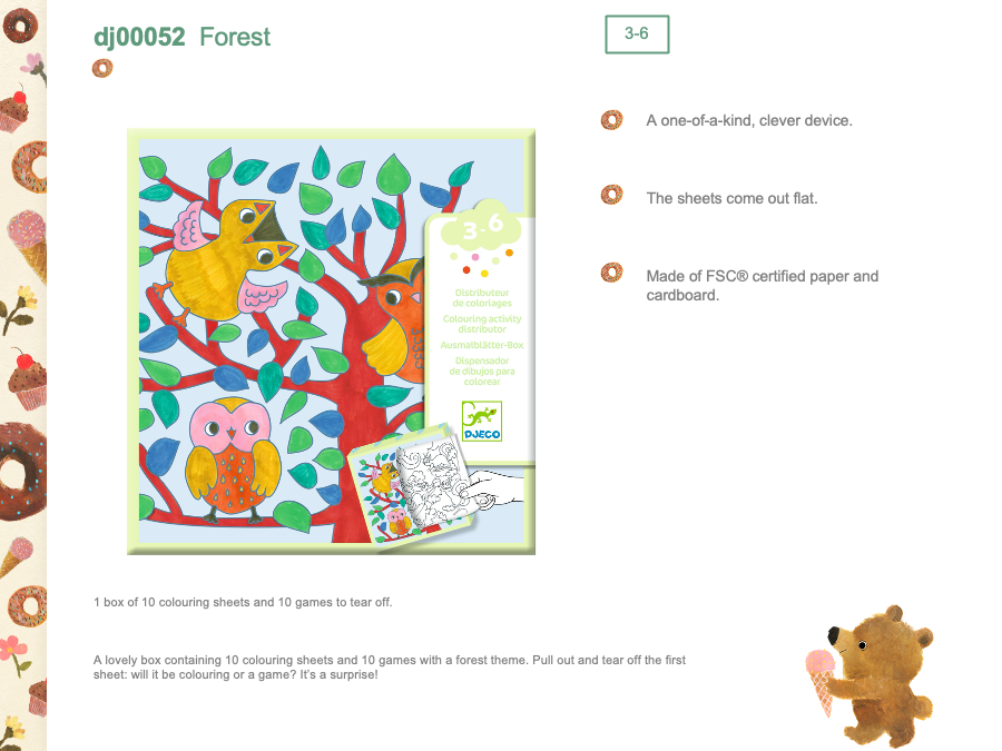 Djeco Coloring-in Forest - DJ00052
