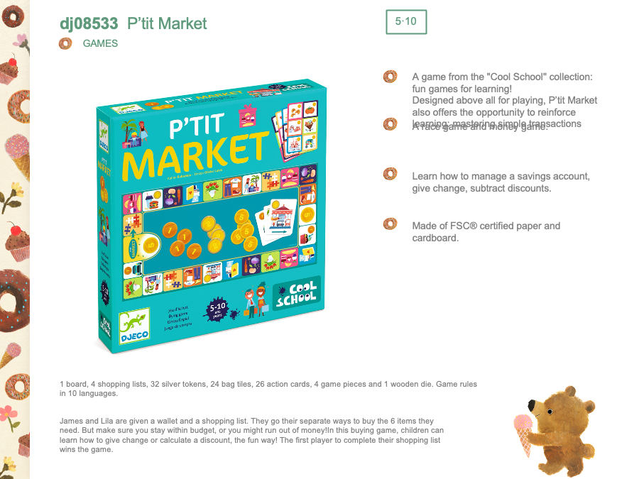 Djeco P'tit Market - DJ08533