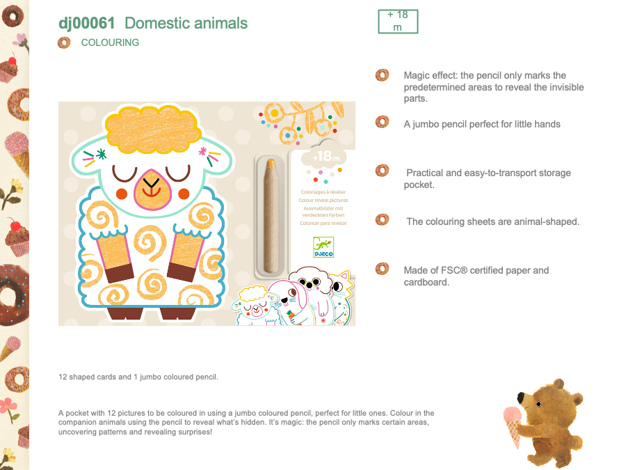 Djeco Domestic animals - DJ00061