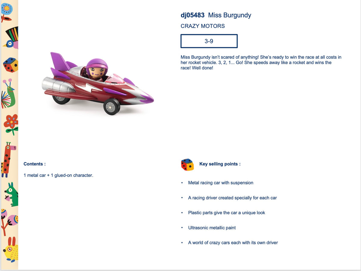 Djeco Miss Burgundy - DJ05483