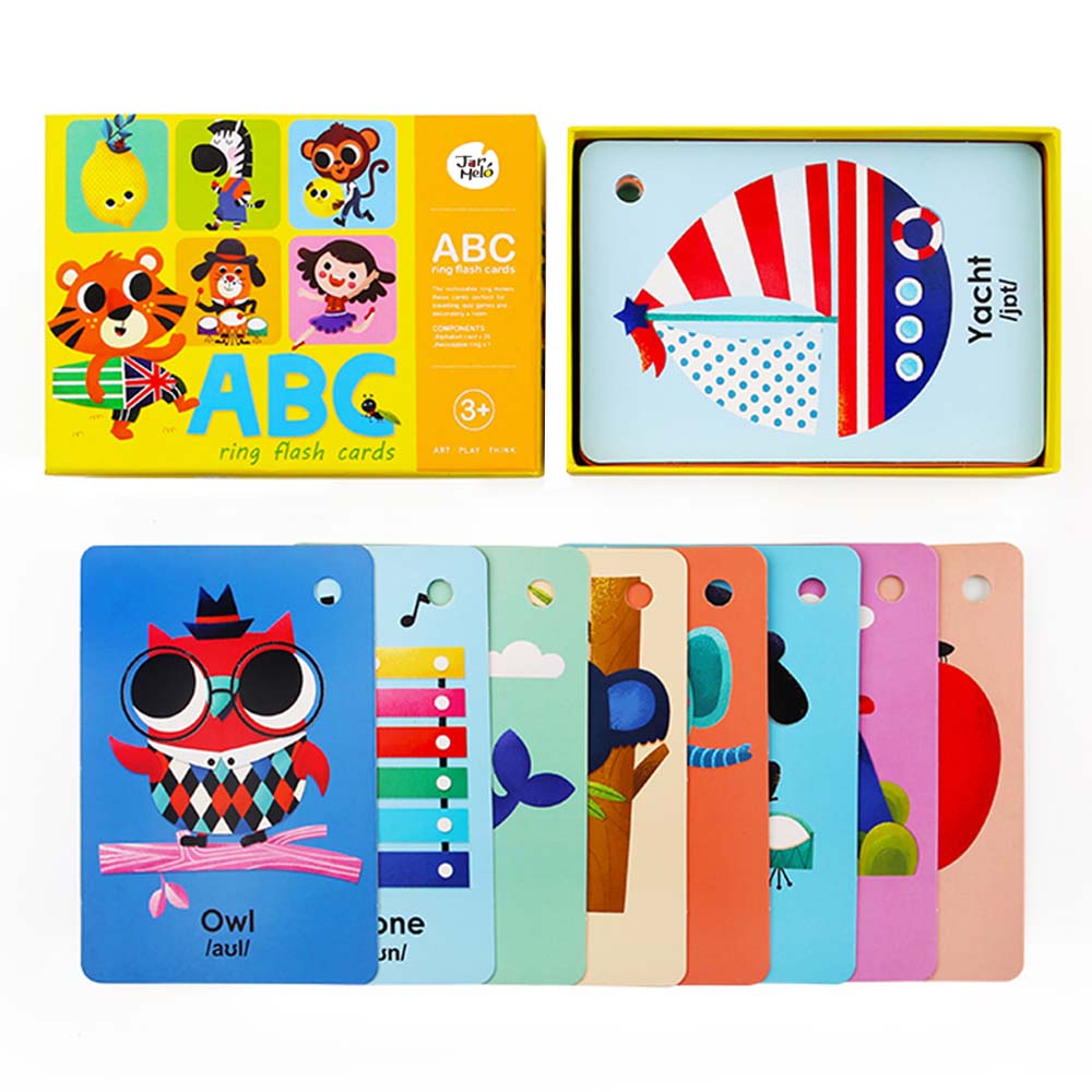 Jar Meló - Flash Cards with Ring - ABC's