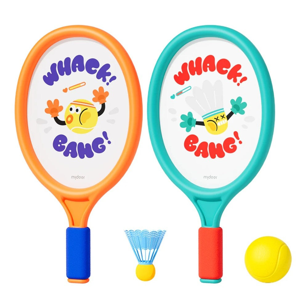 Mideer - 2-in-1 Badminton Tennis Set for Kids - Outdoor Sports Toy