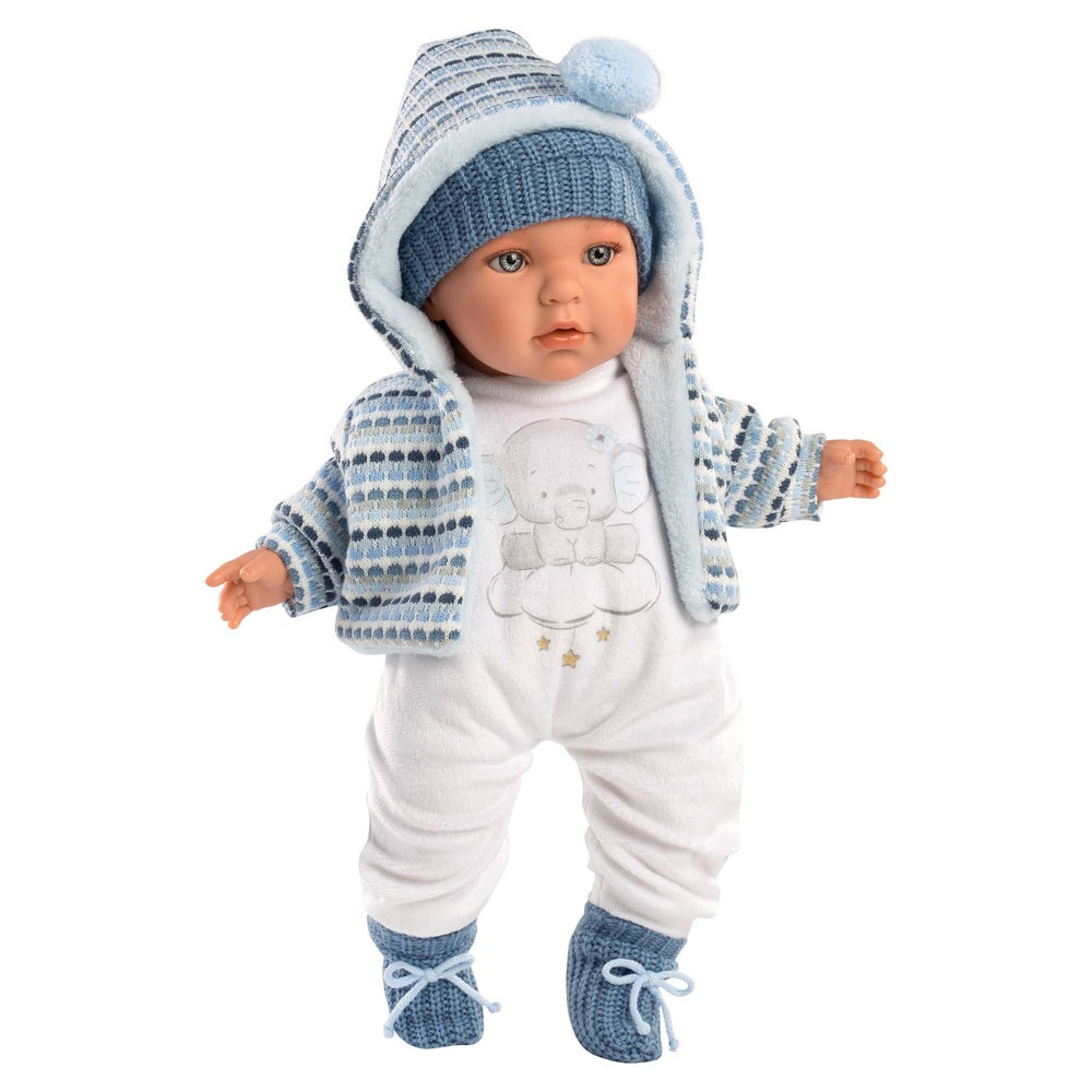 Llorens - Baby Boy Doll with Clothing & Blue Accessories: Enzo - 42cm