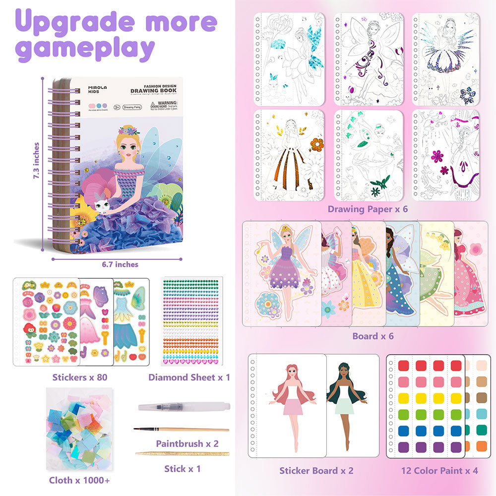 Jar Meló - Fashion Design Arts & Crafts Book Set - Dreamy Fairy