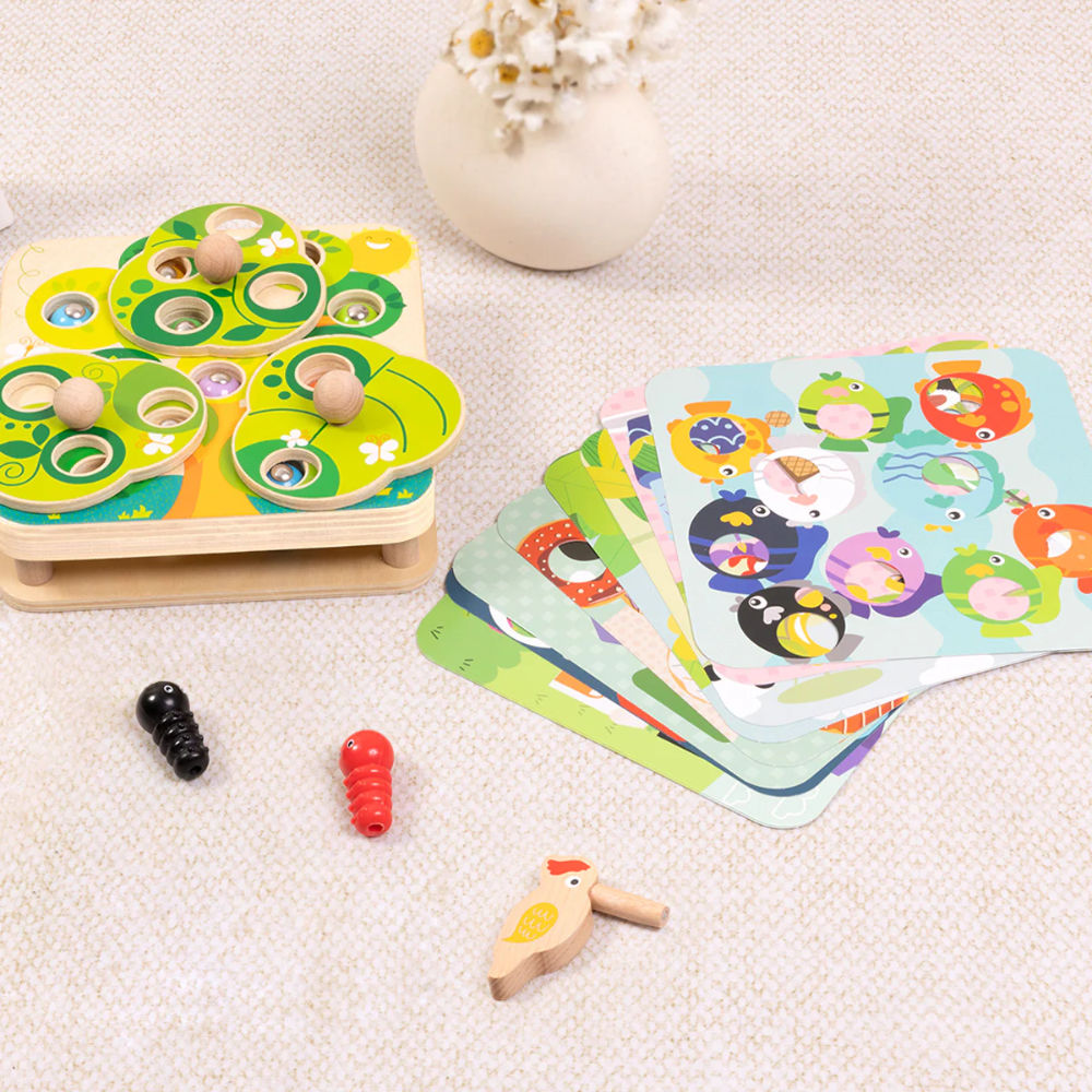 TookyToy - Magnetic Insect Game: Bug Catching Fine Motor Skills Toy