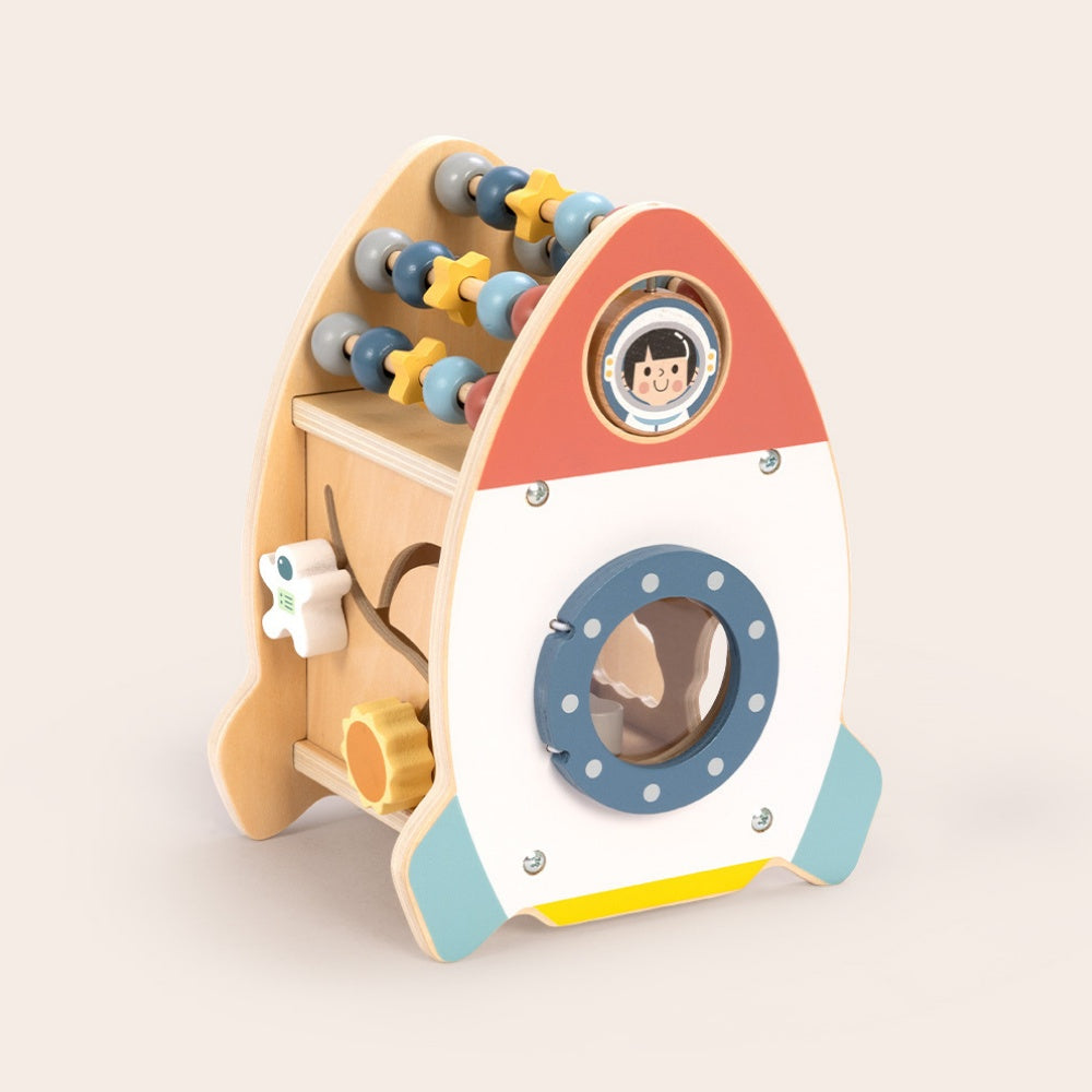 TookyToy - Rocket Play Cube Activity Toy for Toddlers