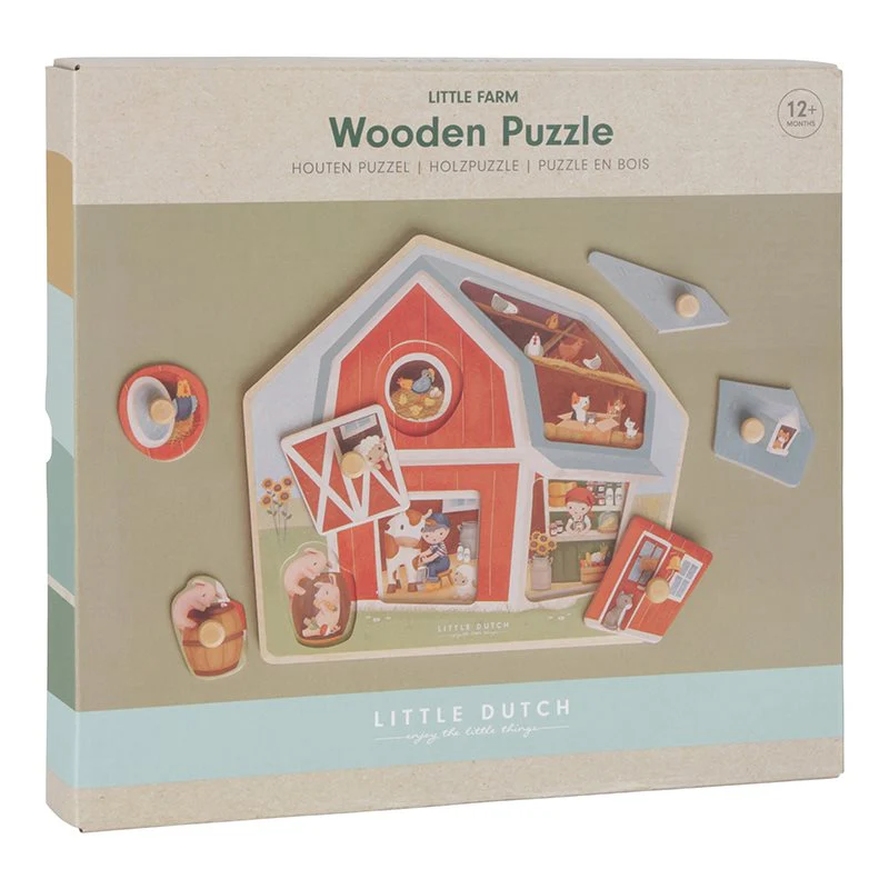 Little Dutch Wooden Puzzle Little Farm