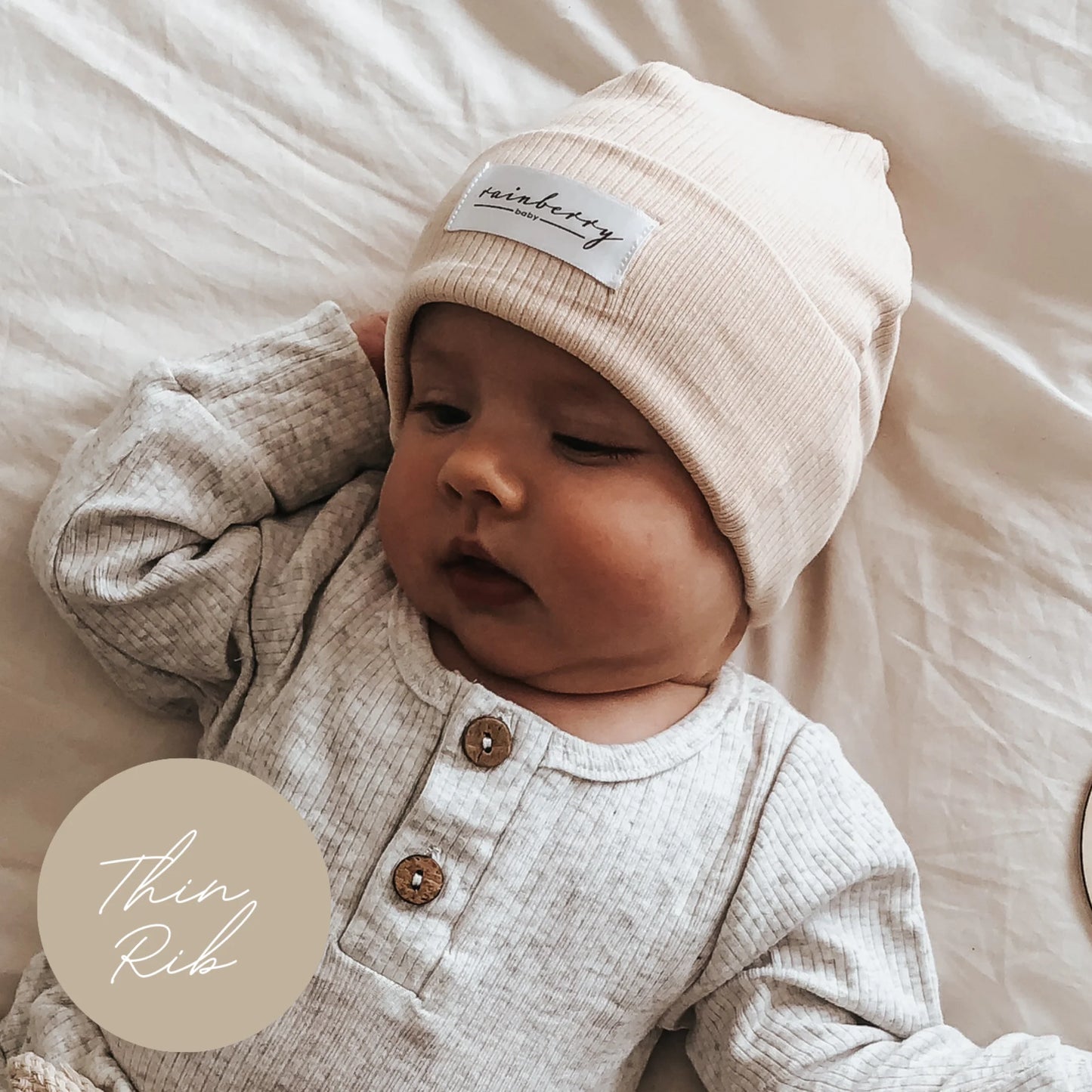 Rainberry Baby Ribbed Beanie - Motherhood